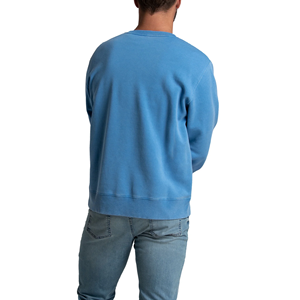 เสื้อสเวตเชิ้ตคอกลมผู้ชายไซส์ใหญ่ คุณภาพสูง ทรงเข้ารูป สีพื้น เรียบง่าย แฟชั่น ทันสมัย - Product Image 6