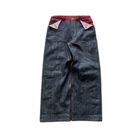 DiZNEW 2025 Jeans en denim de style européen, denim simple RSelvedge, tendance, simple, écologique, confortable