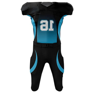 Tenue d'équipe de football américain grande taille, couleur unie, impression numérique, anti-bactérienne, sublimation, ensemble en gros, manches courtes - Product Image 5