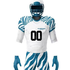 Nuevo Producto en Oferta, Uniforme de Fútbol Americano Transpirable Sublimado, Servicio OEM, Diseño con Logotipo Personalizado, Venta al Por Mayor para Adultos - Product Image 6