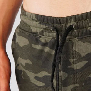 Pantalon de jogging mi-long décontracté personnalisé pour homme – Confortable, léger, respirant, en toile, avec cordon de serrage et taille élastique - Product Image 4