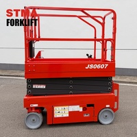 STMA Kleine 230 kg 5,8 m Elektrische Selbstfahrende Scherenhebebühnen Verfügbar in 5m, 6m, 7m, 13m Hubhöhe – Personenlifter zum Verkauf
