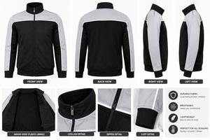 เสื้อแจ็คเก็ตบอมเบอร์บุโพลีเอสเตอร์แบบซิปเต็มตัวสำหรับผู้ชาย |   โลโก้ด้านหน้าแบบกำหนดเอง |   เสื้อผ้ากันลมน้ำหนักเบาแบบย้อมสี |   ผู้ผลิต OEM ODM - Product Image 6