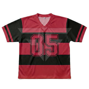 Uniforme Profesional de Fútbol Americano para Hombre, Manga Corta, 100% Poliéster, Transpirable y de Secado Rápido - Product Image 4