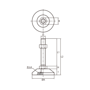 Industrial Leveling Bolts Screws Fasteners Hardware <b>Tools</b> Wholesalers Stainless Steel Passivated Metric <b>Thread</b> HARMONIE Brand - Product Image 4