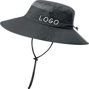 High Quality 2025 <b>Men</b> Bucket Fishing Summer Straw <b>Hats</b> with Custom Logo Sunscreen Lifeguard Straw <b>Hats</b> of Straw <b>Hats</b> - Product Image 4