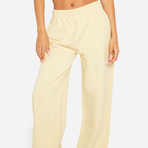 Pantalon de survêtement OEM pour femme, séchage rapide, léger, 100 % coton, streetwear, avec cordon de serrage, respirant, confortable, taille mi-haute, décontracté - Product Image 5