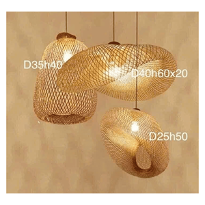 <b>Bamboo</b> Lamp Woven Handmade <b>Bamboo</b> Rattan <b>Lighting</b> Fixture for Ambient Home Decoration Use from Vietnam - Product Image 6