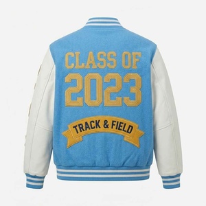 Hot Sale Heavyweight Custom Logo <b>Men's</b> <b>White</b> Varsity <b>Jacket</b> Custom Logo High Quality Leather/Wool Made <b>Men</b> Varsity <b>Jacket</b> - Product Image 4