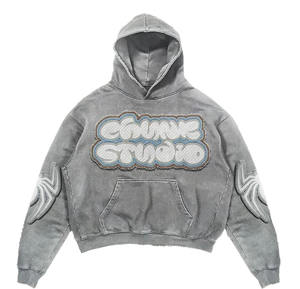 Sweat-shirts en polaire pour hommes, vente en gros, personnalisables, doux, pour l'hiver, pulls à col rond, marque privée, fabricant de vêtements d'extérieur - Product Image 2