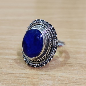 Fine <b>Ring</b> with <b>Lapis</b> <b>Lazuli</b> 5.2 Grams Weight - Product Image 1