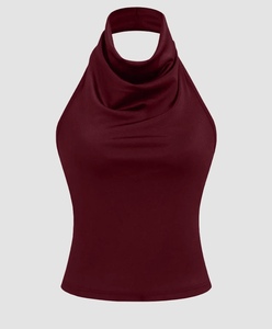เสื้อผ้าผู้หญิงแบบผูกคอ รุ่นใหม่ปี 2026 สวมใส่สบาย เหมาะสำหรับฤดูร้อน ทรงเข้ารูป กระชับรูปร่าง ดีไซน์เรียบง่ายแต่คุณภาพสูง - Product Image 6