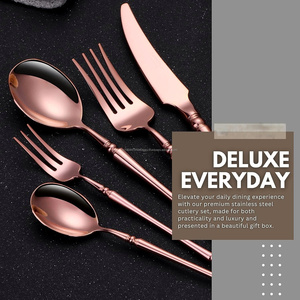 Vente en gros de couverts de cuisine en acier inoxydable de haute qualité faits à la main en couleur personnalisée avec finition miroir - Product Image 5