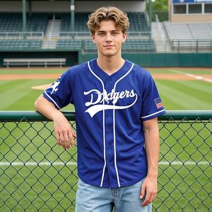 Camisa de Béisbol con Botones para Hombre, de Secado Rápido, Estilo Deportivo, para el Día del Partido, con Botones en el Lado Izquierdo - Product Image 2
