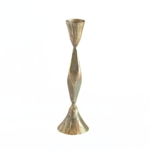 Porte-bougie en laiton fait main avec texture martelée pour la décoration de la maison - Product Image 6