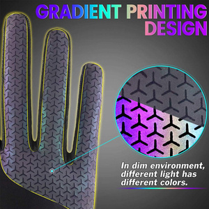 Custom Logo Cycling Gloves Touch Screen Workout Gloves Full Finger Mountain Bike Road Racing Gloves Anti <b>Slip</b> Silicone Palm - Product Image 4