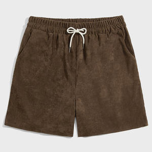 Pantalones Cortos Unisex Personalizados con Lavado Ácido Vintage, 100% Algodón, Cintura Elástica, Fabricante al por Mayor - Product Image 4