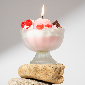 Offre Spéciale nouveauté bougie boule crème glacée forme cire de soja bougie parfumée design exquis pour aromathérapie décor à la maison fête mariage - Product Image 4