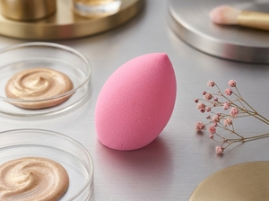 [K-ESSENTIALS] Set de Esponjas de Maquillaje Rosadas Personalizadas K-Beauty, Versátiles para Polvo y Líquido, para el Rostro - Product Image 2