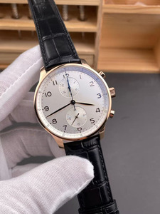 Noble and Romantic Business Luxury Rose Gold Expression White Dial Banquet Casual <b>Chronograph</b> <b>Automatic</b> Mechanical Men's Watch - Product Image 4