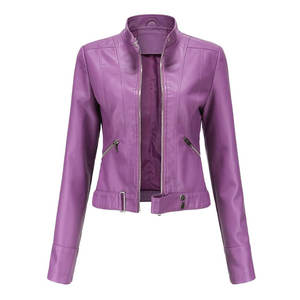Chaqueta de Cuero para Mujer de Primera Calidad, con Tacto Suave y Ajuste Elegante - Product Image 1