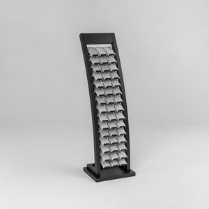 Modern Commercial Ceramic Slab Sample Stand <b>Tile</b> Display Stand Metal Rack Frame for Marble <b>Tile</b> Showroom Store Exhibition - Product Image 1
