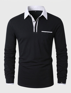 T-shirt de sport respirant à col polo pour homme, coupe classique, broderie personnalisée, idéal pour la gym, le fitness et le golf, grandes tailles disponibles - Product Image 4