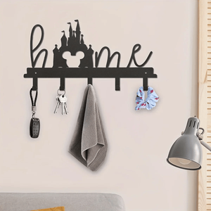 CIFbuy Modern <b>Wall</b> <b>Key</b> Organizer <b>Hooks</b> Easy Installation Space Saving Entryway Storage Mail & <b>Key</b> Holder - Product Image 5