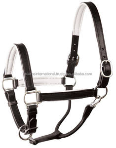 Licol de cheval en cuir équestre de haute qualité et durable, style selle anglaise, couleur et taille personnalisables avec logo personnalisé - Product Image 4