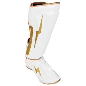 MMA Shin Instep Guards Custom OEM Manufacturer Wholesale Muay Thai Kickboxing Boxing Leather Leg Protector Factory Price - Product Image 6