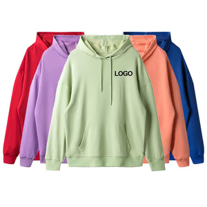 Sweat-shirt à capuche décontracté personnalisé pour homme, couleur unie, pull oversize pour femme, idéal hiver et automne - Product Image 1