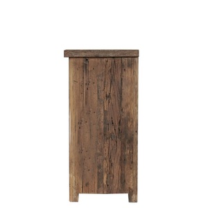 Rustic Solid Wood Living Room <b>Cabinet</b> with 5 Drawers and 3 Shelves Antique <b>Storage</b> Furniture for Home School <b>Bedroom</b> Use - Product Image 4