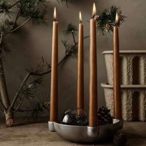 Metal <b>Candle</b> <b>Holder</b> <b>Silver</b> for Home Decor and Table Decoration Luxury Metal Modern Tabletop and Festival Decoration - Product Image 1