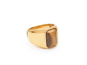 925 Sterling Silver Tiger Eye Signet <b>Ring</b> <b>Men</b> Square Statement Gemstone <b>Ring</b> Wholesale <b>Men</b> Jewelry <b>for</b> Him - Product Image 2
