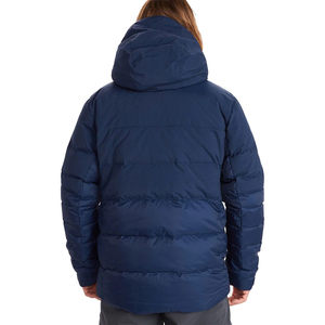 Windproof Stand Collar Men's Puffer Jacket - <b>Lightweight</b> Water-Resistant Woven Solid Zipper Closure <b>Coat</b> for Winter - Product Image 5
