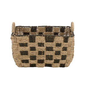 Handwoven <b>Seagrass</b> Nesting <b>Storage</b> <b>Basket</b> with Handles <b>Storage</b> <b>Baskets</b> for Organizing from Vietnam B2B Supplier - Product Image 2