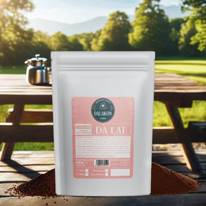 Haute qualité 1kg Da Lat rôti Arabica haricots entiers boissons savoureuses rôti moyen Vietnam vente en gros - Product Image 1