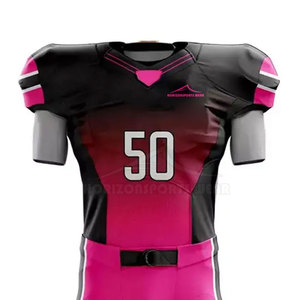 Uniforme de Fútbol Americano Hecho 100% de Poliéster, Impresión por Transferencia de Calor, Transpirable, de Alta Calidad, Diseñado para Mantener a los Jugadores Frescos y Secos - Product Image 3