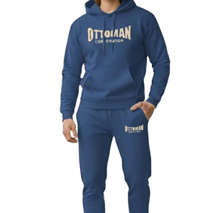 Ensemble de sweat-shirts respirants de qualité supérieure pour hommes, motif uni multicolore, vêtements de sport pour la salle de sport, entraînements d'hiver, personnalisable - Product Image 1