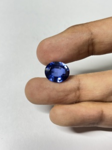 Zafiro Azul Cultivado en Laboratorio, Gema Sintética de Formas Mixtas, Tamaño Personalizable, Piedra Suelta, Corte Brillante, Efecto de Color/Fuego - Product Image 3