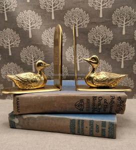Solid Brass <b>Bookends</b> with Minimalist Look – Clean and Simple Book Support for Modern Spaces - Product Image 5