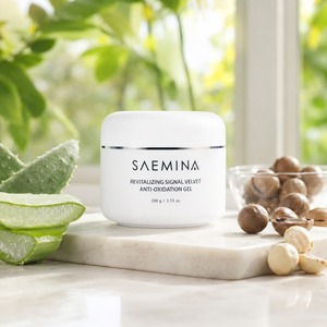 Gel anti-oxydant à la vitamine E, crème coréenne pour le soin de la peau, gel hydratant pour le visage, crème pour peaux sensibles, gel d'aloe vera Saemina - Product Image 1