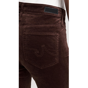 Pantalon évasé taille haute pour femme en velours côtelé, couleur unie, longueur intégrale, style décontracté avec poches et fermeture boutonnée - Product Image 6