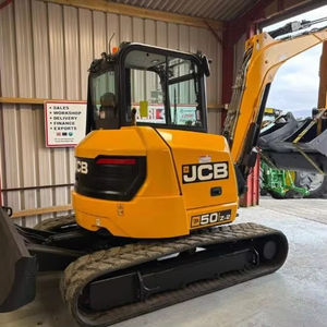 Mini-excavatrice JCB 50Z-2 d'occasion en bon état, modèle 2023, 5 tonnes, avec 3 godets (ensemble complet), poids : 10 583 lb, puissance moteur : 48 CV - Product Image 1