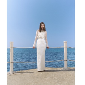 Eco Friendly Products Skirt <b>Set</b> OPALINE MAXI SKIRT Elegant Maxi High Waist <b>Women</b> Premium <b>Linen</b> Clothing Long Skirts From Vietnam - Product Image 2