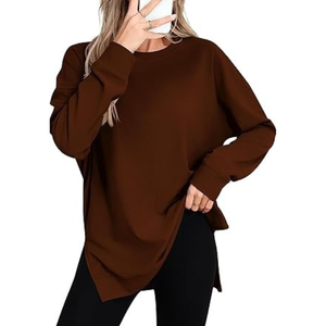 Nouveau sweat à capuche décontracté streetwear, couleur verte personnalisée, sweat-shirts unis pour femmes, meilleure qualité, sweat-shirts vierges pour femmes OEM - Product Image 1