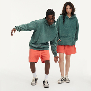 425gsm Acid Wash Hoodies Sweatshirts vierges Logo personnalisé Capuche Vêtements Mode Vintage Surdimensionné Heavy Boxy Hoodie - Product Image 1