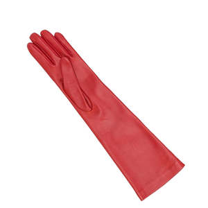 Guantes de cuero de vaca para mujer, guantes térmicos cálidos con forro térmico para invierno, guantes elegantes para conducir al aire libre con pantalla táctil, ajuste delgado, a la moda para mujer - Product Image 4