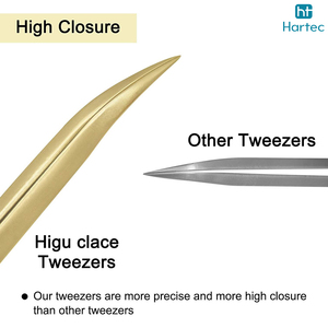 Thickened Stainless Steel Grafted Tweezers, Pointed Tip Plucking Eyebrows, And Eyelashes Extension High-Precision Tweezers Set - Product Image 4