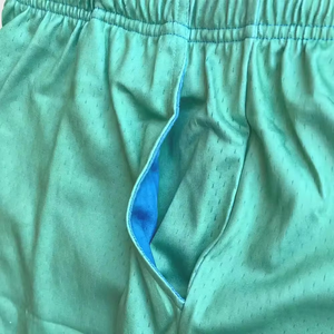 Men's Solid Mesh <b>Shorts</b> Green Blue Vintage Knee Length Mid Waist Drawstring Closure Pockets Breathable Quick Dry Casual <b>Gym</b> - Product Image 6